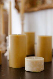 Pure Beeswax Pillars