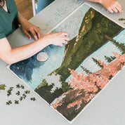 1canoe2 | One Canoe Two Paper Co. - Alpine Moon - 1,000 Piece Jigsaw Puzzle