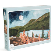 1canoe2 | One Canoe Two Paper Co. - Alpine Moon - 1,000 Piece Jigsaw Puzzle