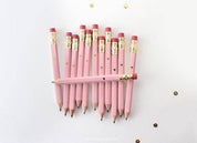 Inklings Paperie - Mini Pencils - Gold Heart/Pink