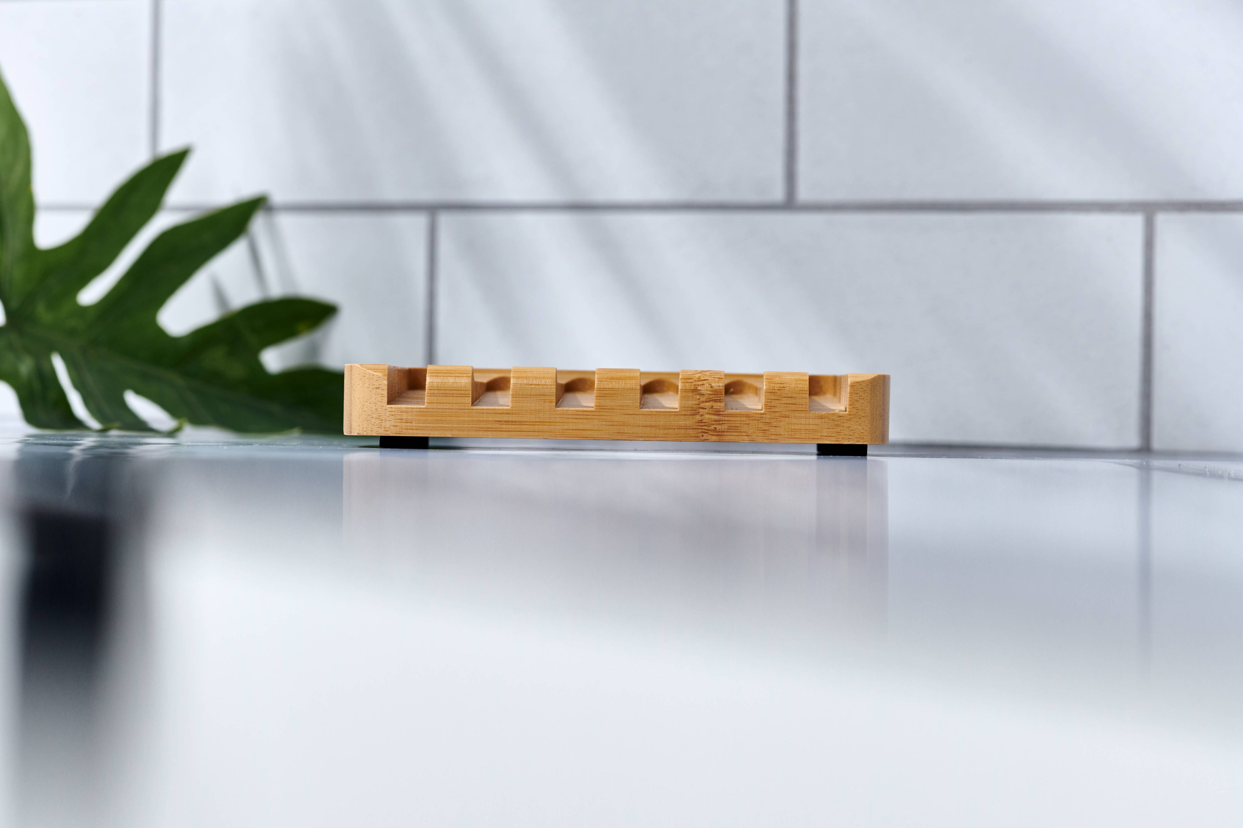 Desesh - Bamboo Waterfall Self-Draining Soap Dish (Unbranded)