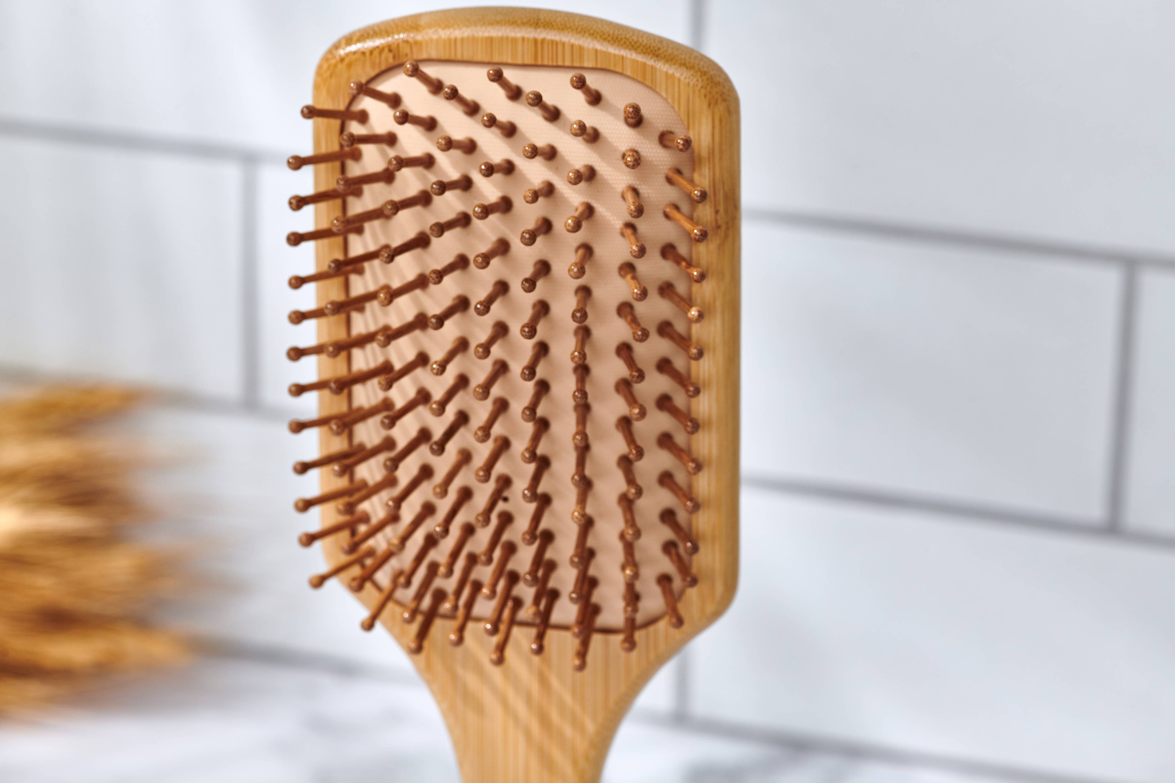 Desesh - Bamboo Paddle Hair Brush (Unbranded, Unpackaged)