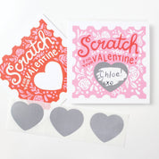 Inklings Paperie - Scratch-off Valentine Cards - Floral