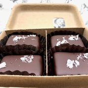 Farmhouse Chocolates - 4 Piece Dark Chocolate Covered Salted Caramels