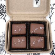 Farmhouse Chocolates - 4 Piece Milk Chocolate Covered Salted Caramels