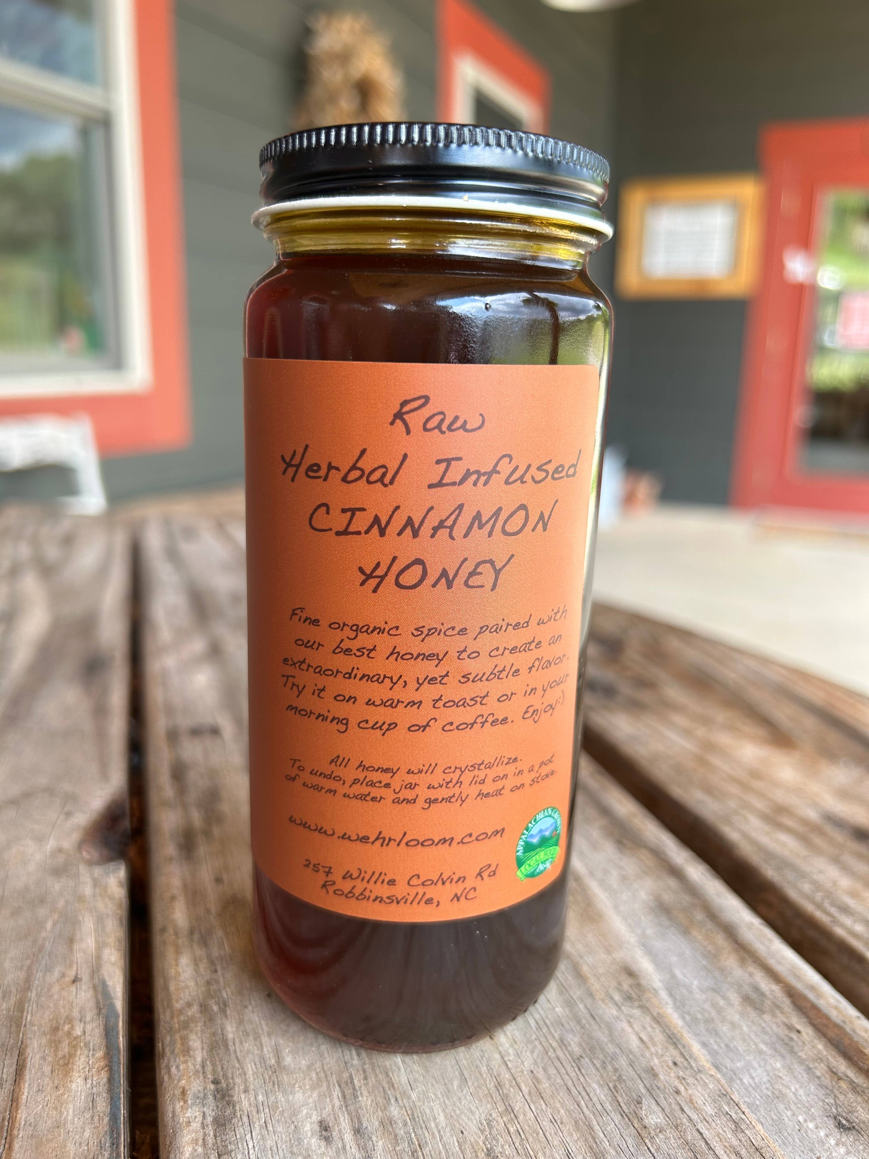 Wehrloom Honey - Herbal Infused Honey - Cinnamon: 6 oz