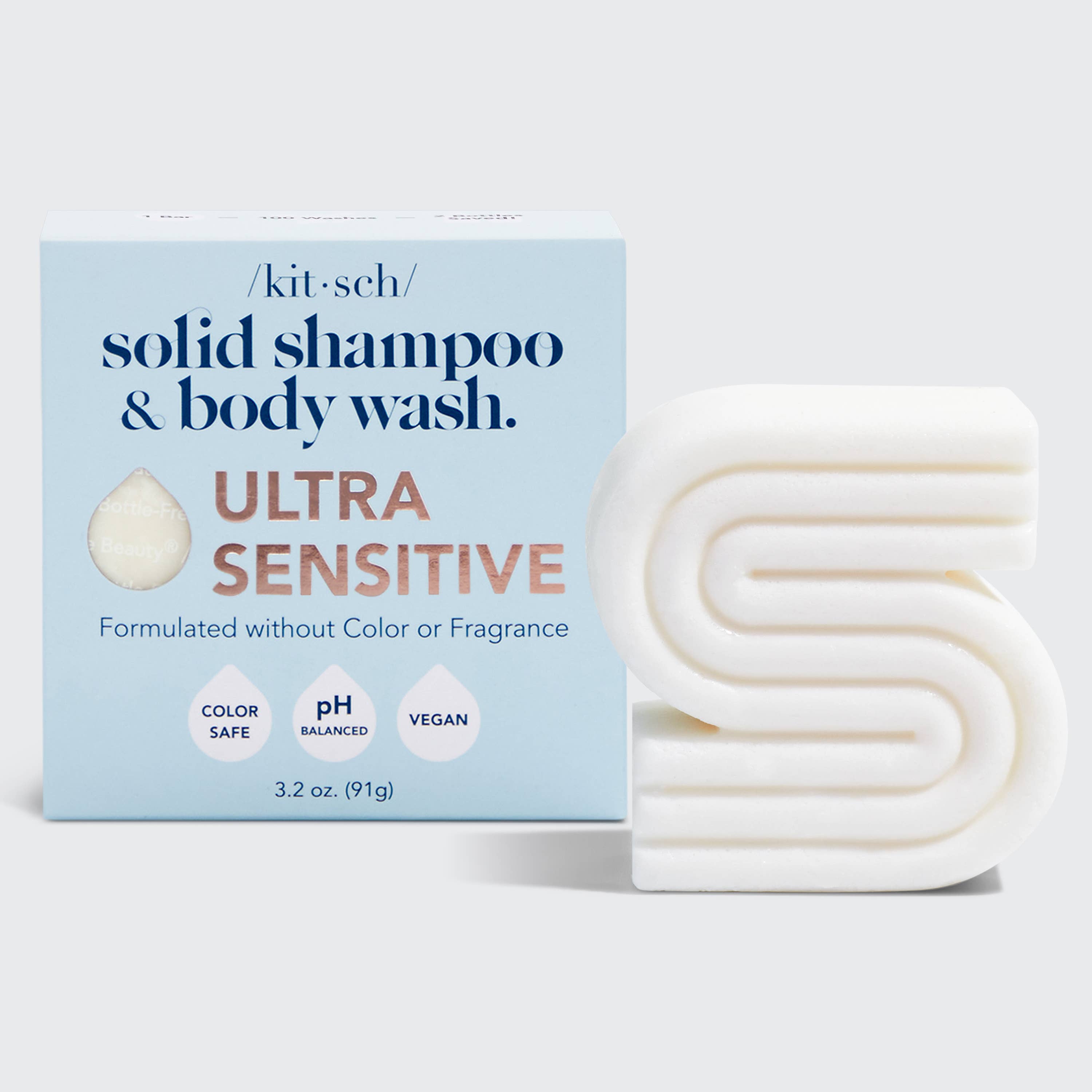 KITSCH - Ultra Sensitive Shampoo & Body Wash Bar Fragrance-Free