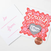 Inklings Paperie - Scratch-off Valentine Cards - Floral