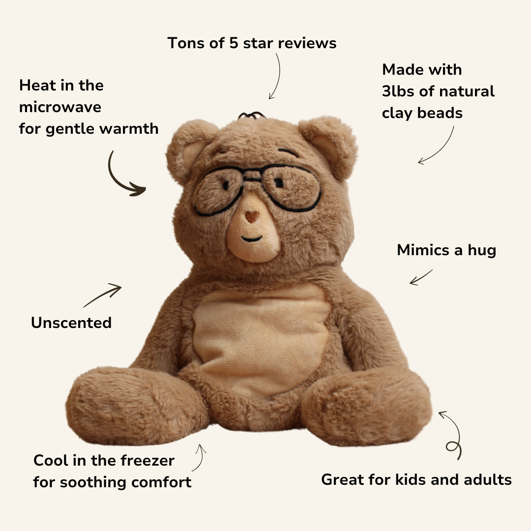 For the Cubs - Percy, the weighted hug bear