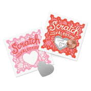 Inklings Paperie - Scratch-off Valentine Cards - Floral